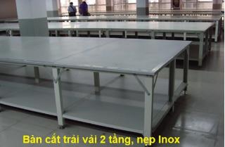 Bàn cắt trải vải 2 tầng