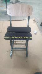 Worker's chair with backrest